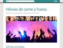 Tablet Screenshot of necesitamosheroes.com